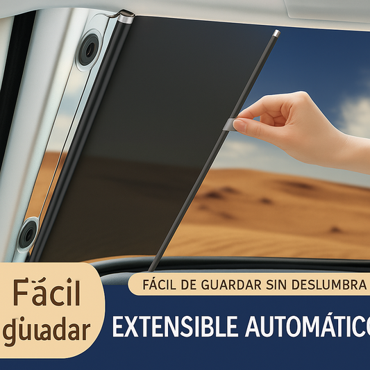 Parasol Retráctil para Coche – Protección Solar Eficaz y Ajustable