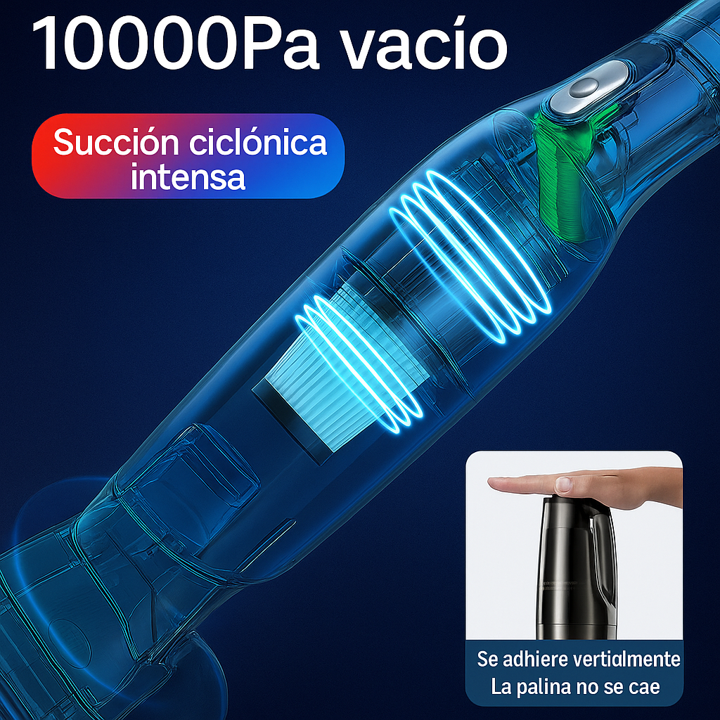 Aspiradora Portátil de Alta Potencia 10.000Pa – Uso en Casa y Coche