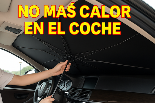 Parasol Plegable para Coche – Protección Solar Titanio Plata | Compatible con SEAT, Renault, Volkswagen, Dacia, SUV