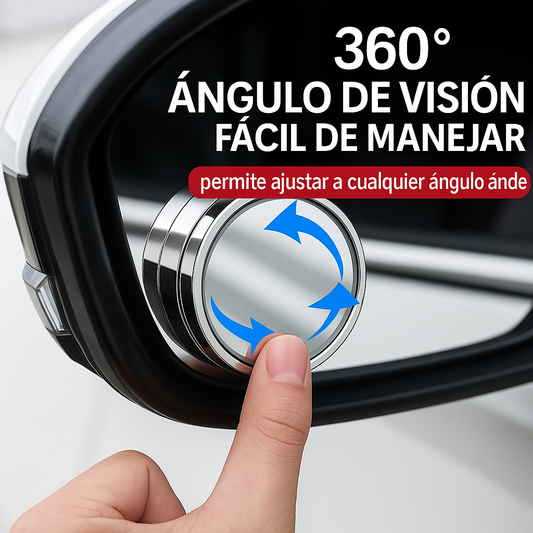 Espejo Retrovisor Auxiliar 360° – Visión Ampliada y Mayor Seguridad