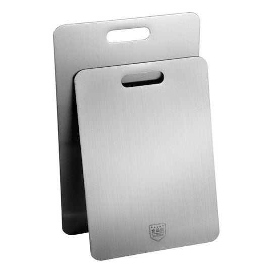 (30% DE DESCUENTO) Tablas de cortar de titanio para cocina Tabla de acero inoxidable