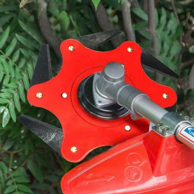 (30% DE DESCUENTO) Cabezal de corte de césped multiusos de 6 cuchillas para cortacésped