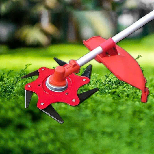 (30% DE DESCUENTO) Cabezal de corte de césped multiusos de 6 cuchillas para cortacésped