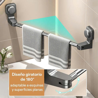 (30% DE DESCUENTO)  Toallero de baño ajustable de 50 cm a 90 cm.