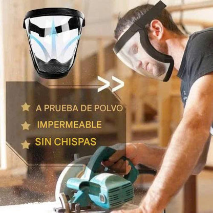 (30% DE DESCUENTO) La visera protege la cara del polvo fino y la niebla.