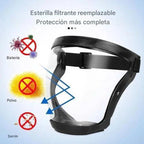 (30% DE DESCUENTO) La visera protege la cara del polvo fino y la niebla.