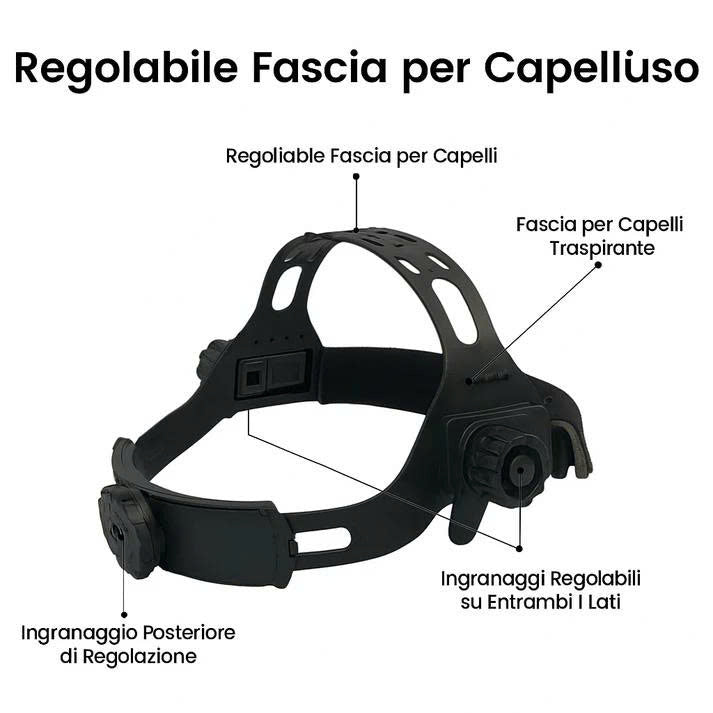 (30% DE DESCUENTO) Casco de soldadura con máscara y faro recargable