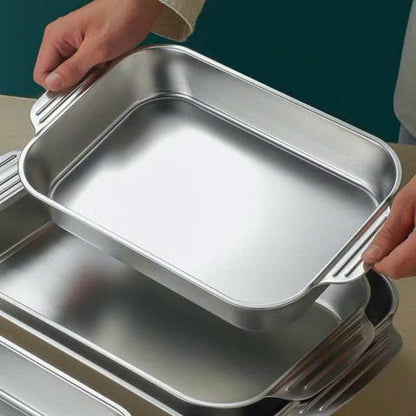 (30% DE DESCUENTO) Bandeja de acero inoxidable 304 para pescado y cangrejos de río a la parrilla
