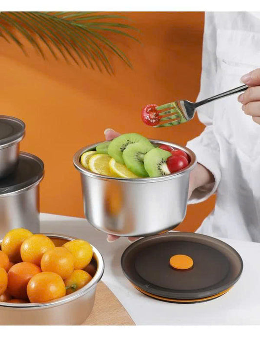 (30% DE DESCUENTO) Recipiente de acero inoxidable para conservar la frescura y conservar los alimentos en el hogar.