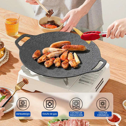 (30% DE DESCUENTO)🔥Sartén antiadherente multiusos de 6 capas, se puede utilizar para placas de inducción.