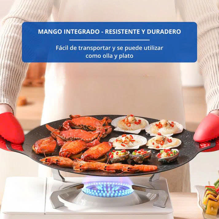 (30% DE DESCUENTO)🔥Sartén antiadherente multiusos de 6 capas, se puede utilizar para placas de inducción.