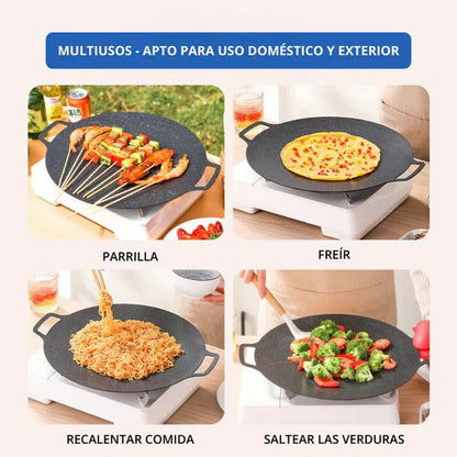 (30% DE DESCUENTO)🔥Sartén antiadherente multiusos de 6 capas, se puede utilizar para placas de inducción.